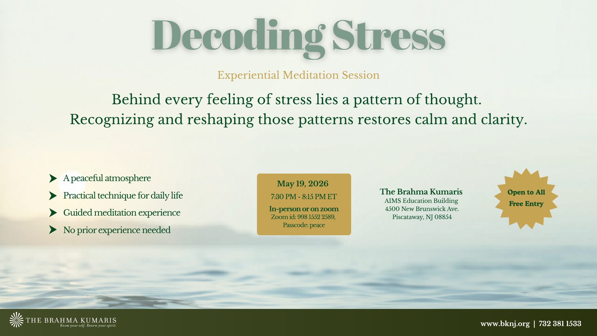 May 19 Decoding Stress